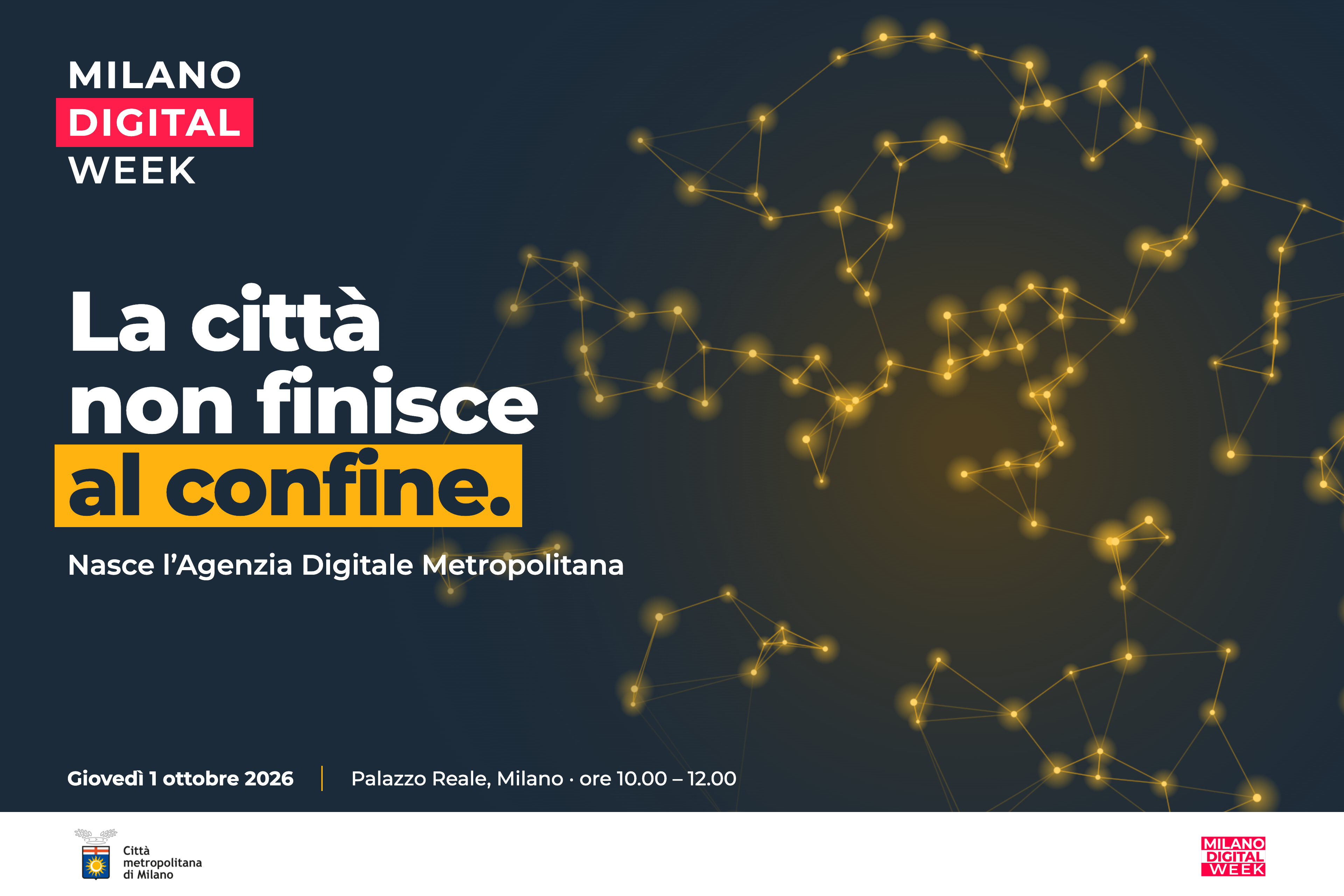 La città non finisce al confine. Nasce l'Agenzia Digitale Metropolitana