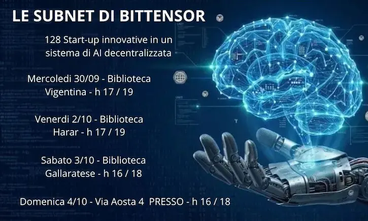 Le Subnet di Bittensor: 128 start up innovative in un ecosistema di AI decentralizzata